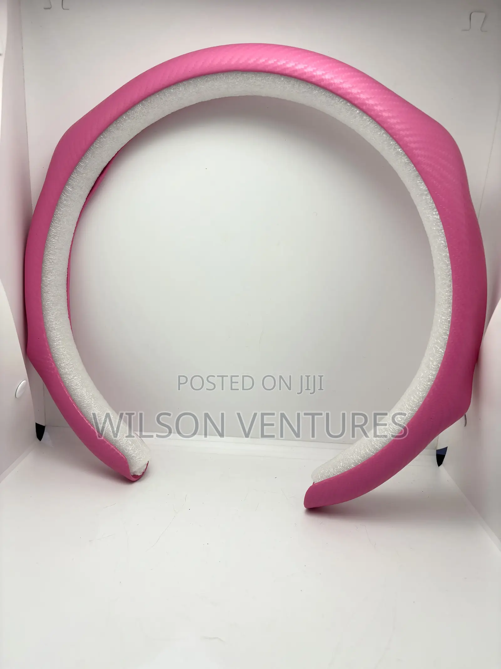 New Style Pink Color Car Steering Wheel Cover