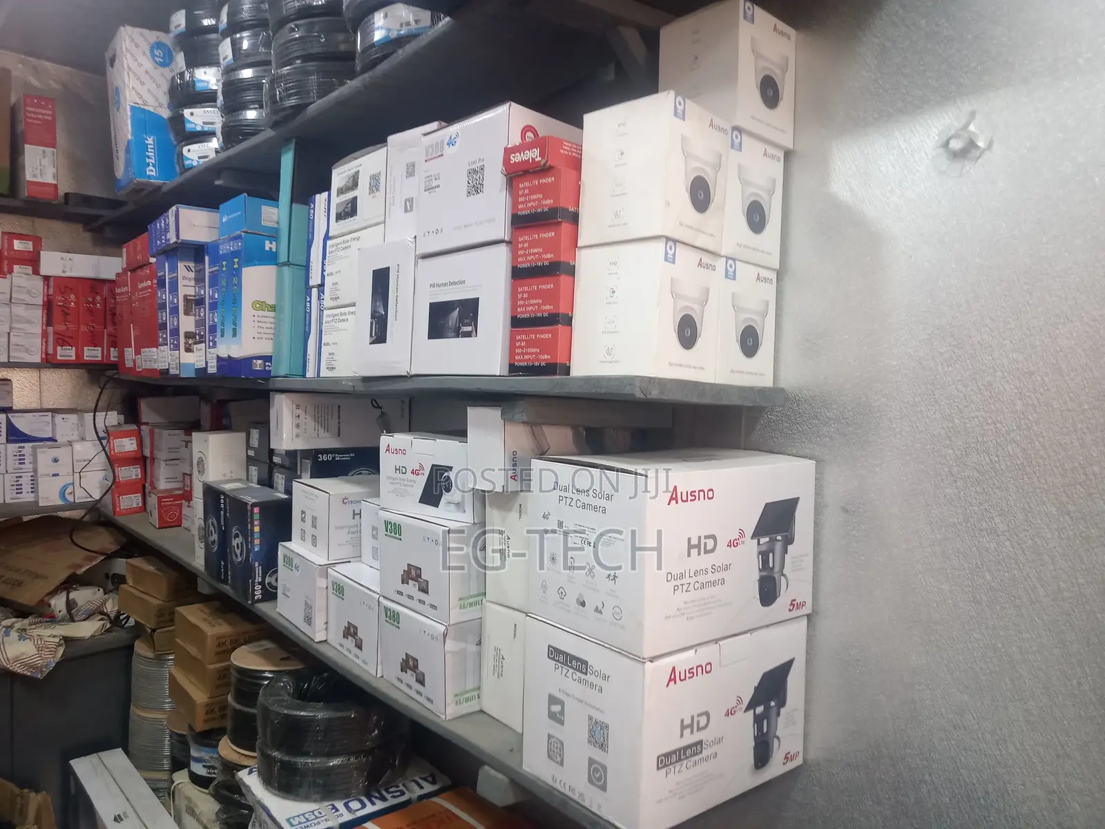 Ubox Solar Dual CCTV Camera (Payment on Delivery)