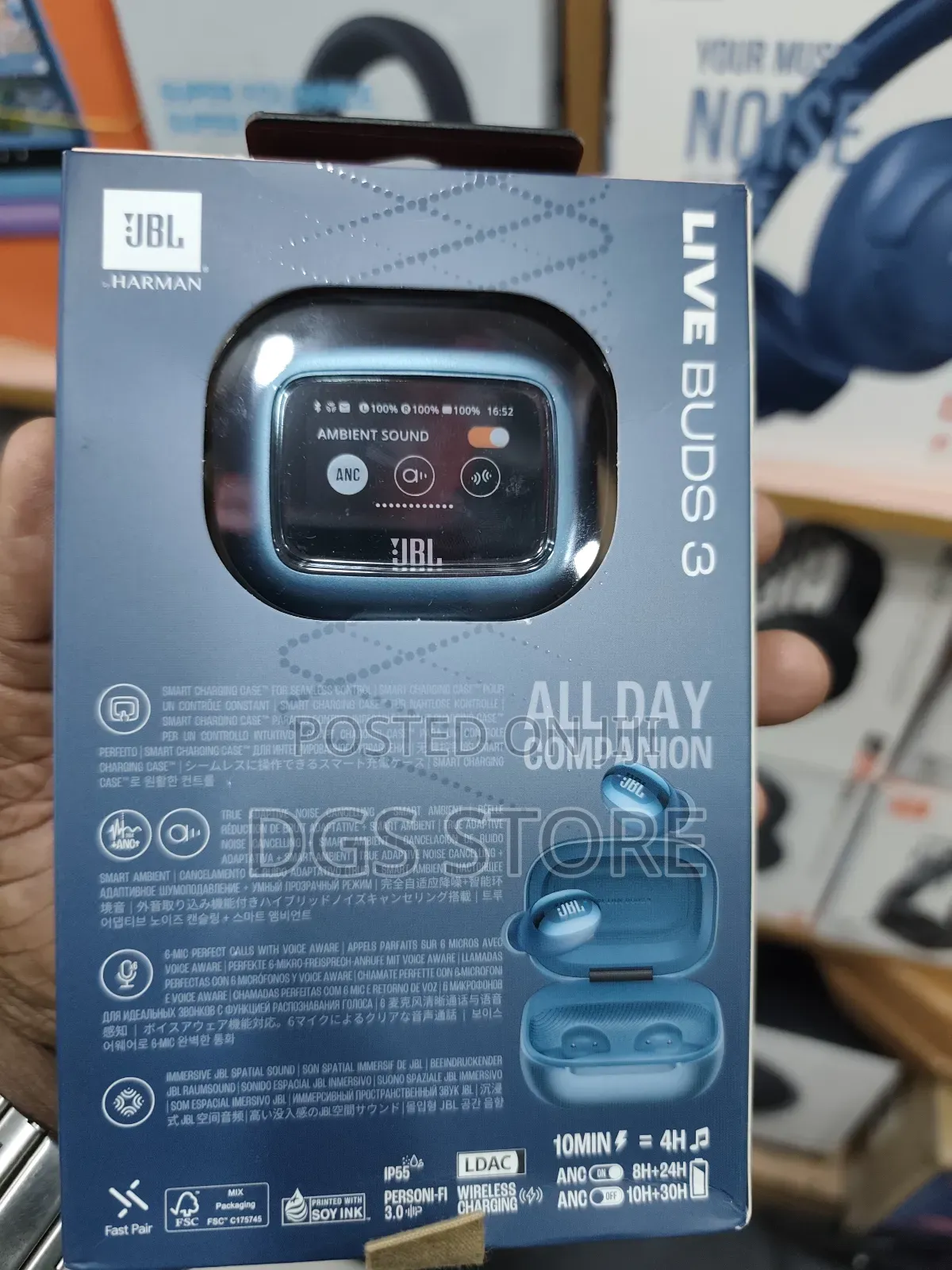 JBL Live Buds 3 Original Bluetooth Earbuds