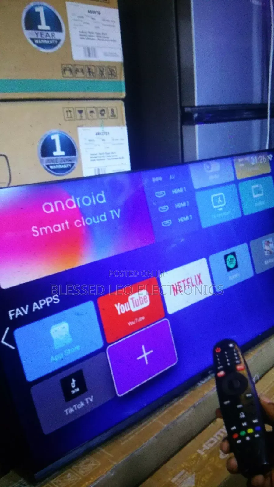 Lg 50inches Smart Android Cloud Tv