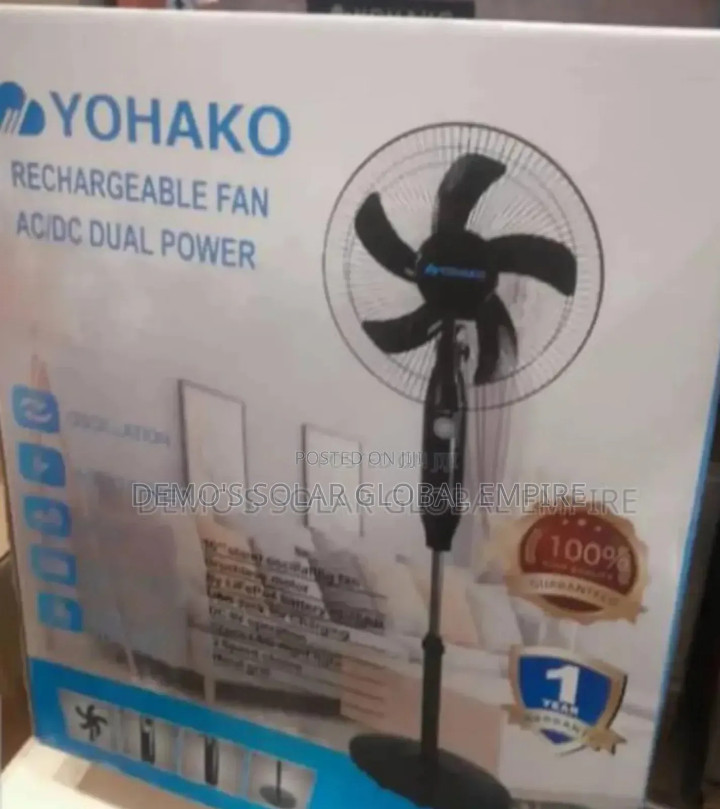 Rechargeable Standing Fan