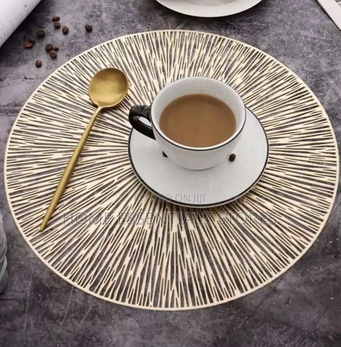 6 Pieces Set of Firework Shape PVC Placemat Table Mat