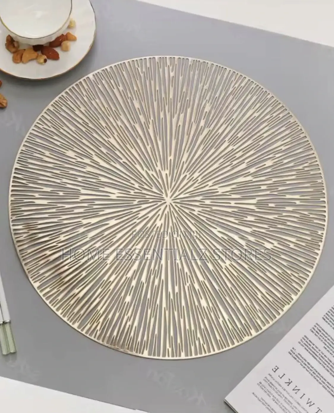 6 Pieces Set of Firework Shape PVC Placemat Table Mat