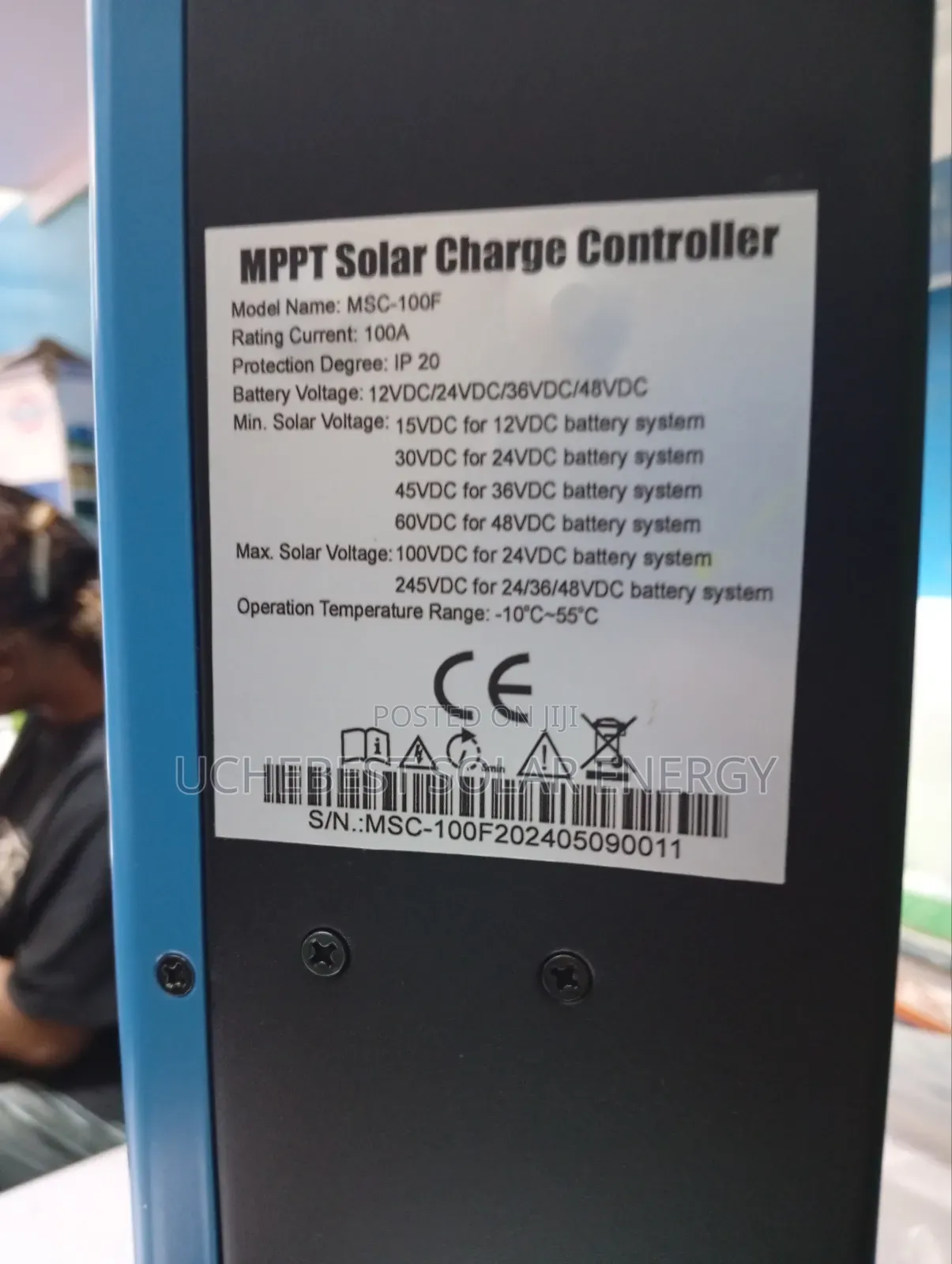 Yohako MPPT Charge Control 100a/12v/24v/36v/48v