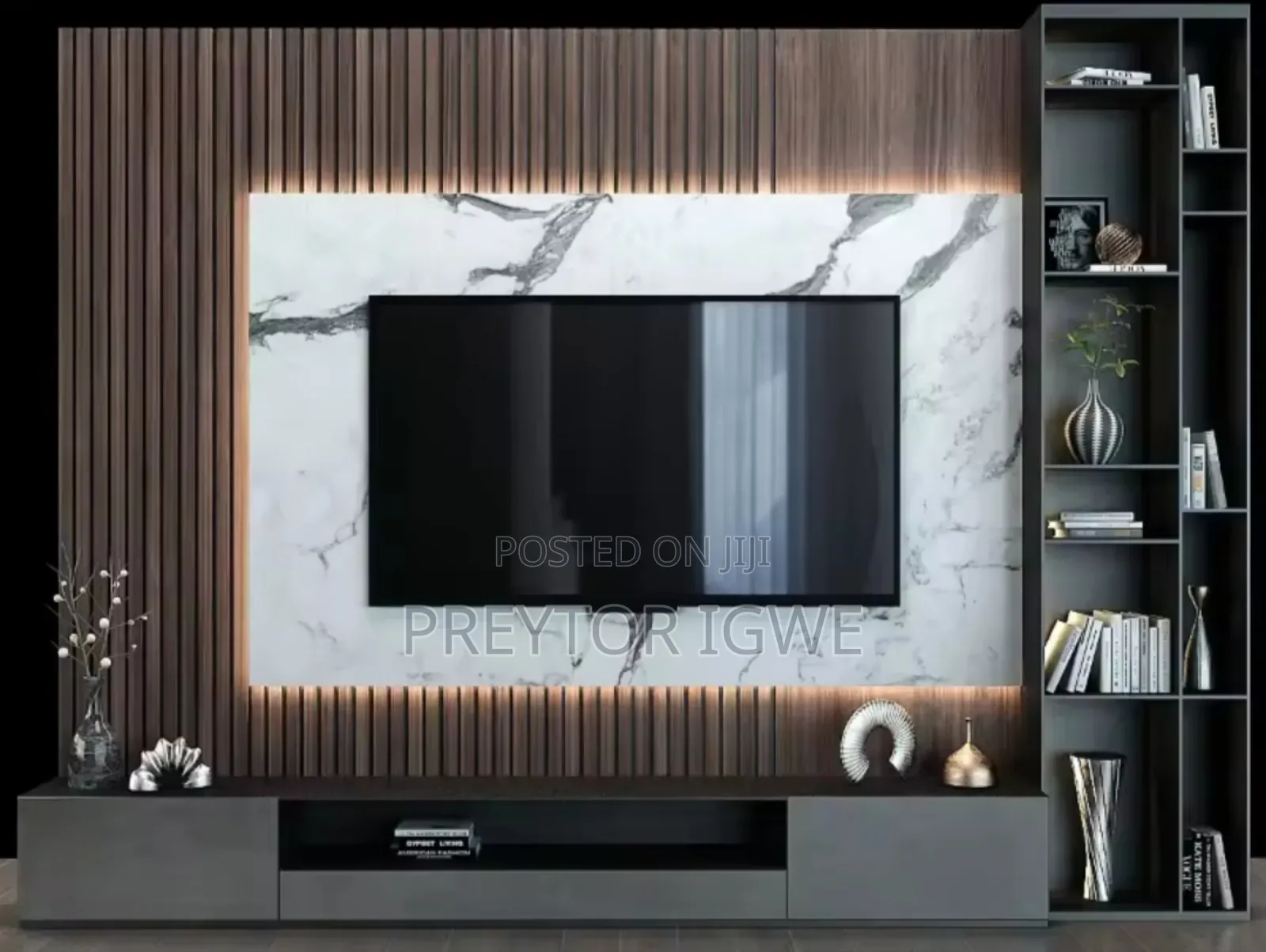 Rich Brown Tv Console