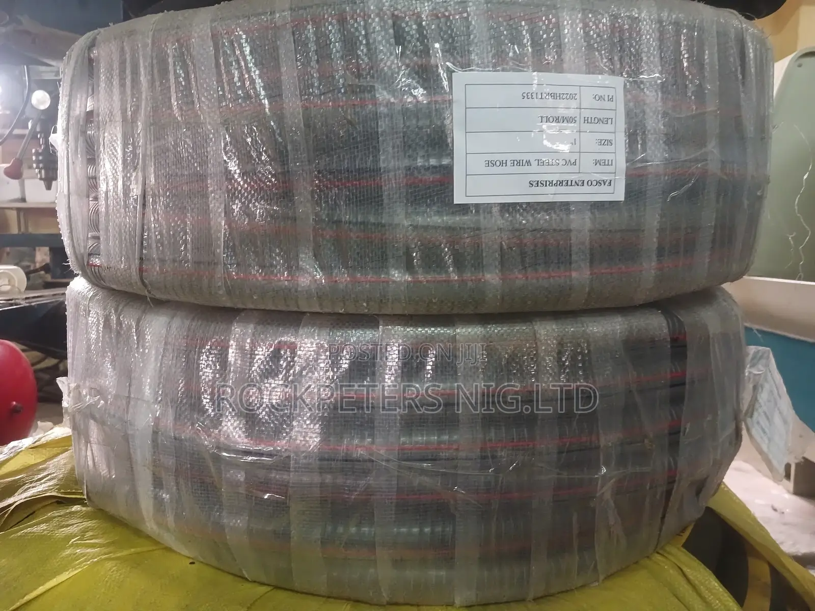 1" PVC Steel Wire Hose (50m) Roll