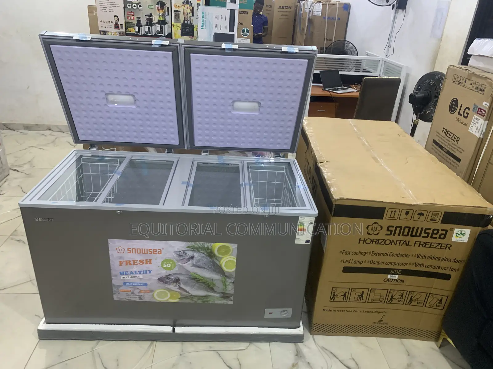 Snowsea 420l Chest Freezer With Fast Freeze