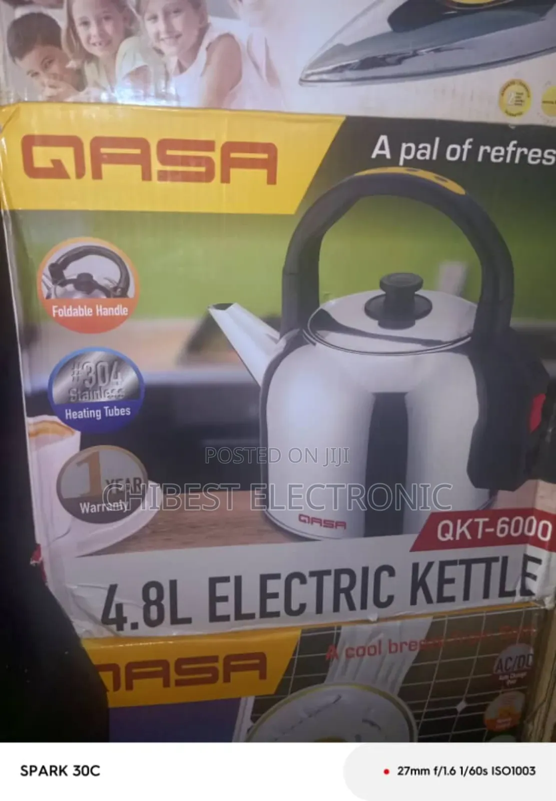 Electric Kettle Gasa 4.8 Liters