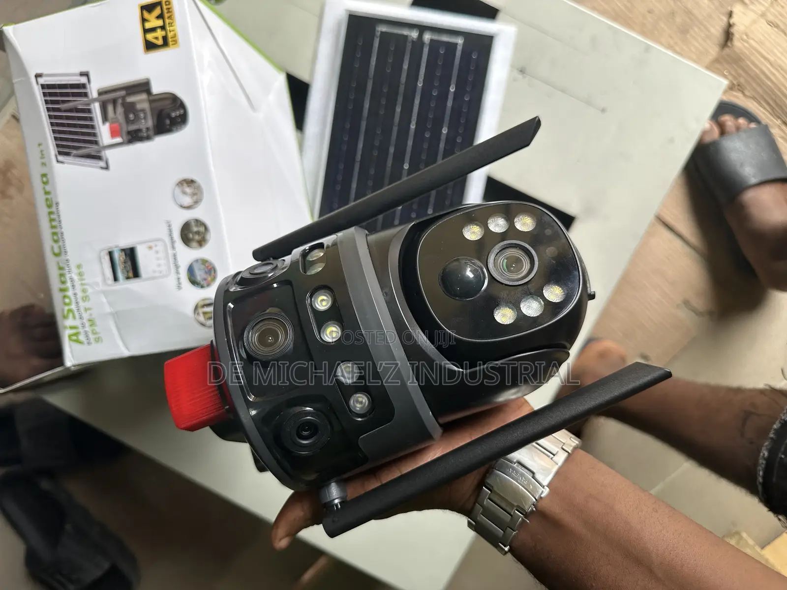 Ai Solar Camera Dual Lens Solar PTZ Camera