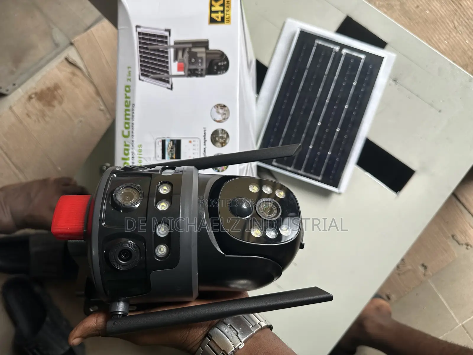 Ai Solar Camera Dual Lens Solar PTZ Camera