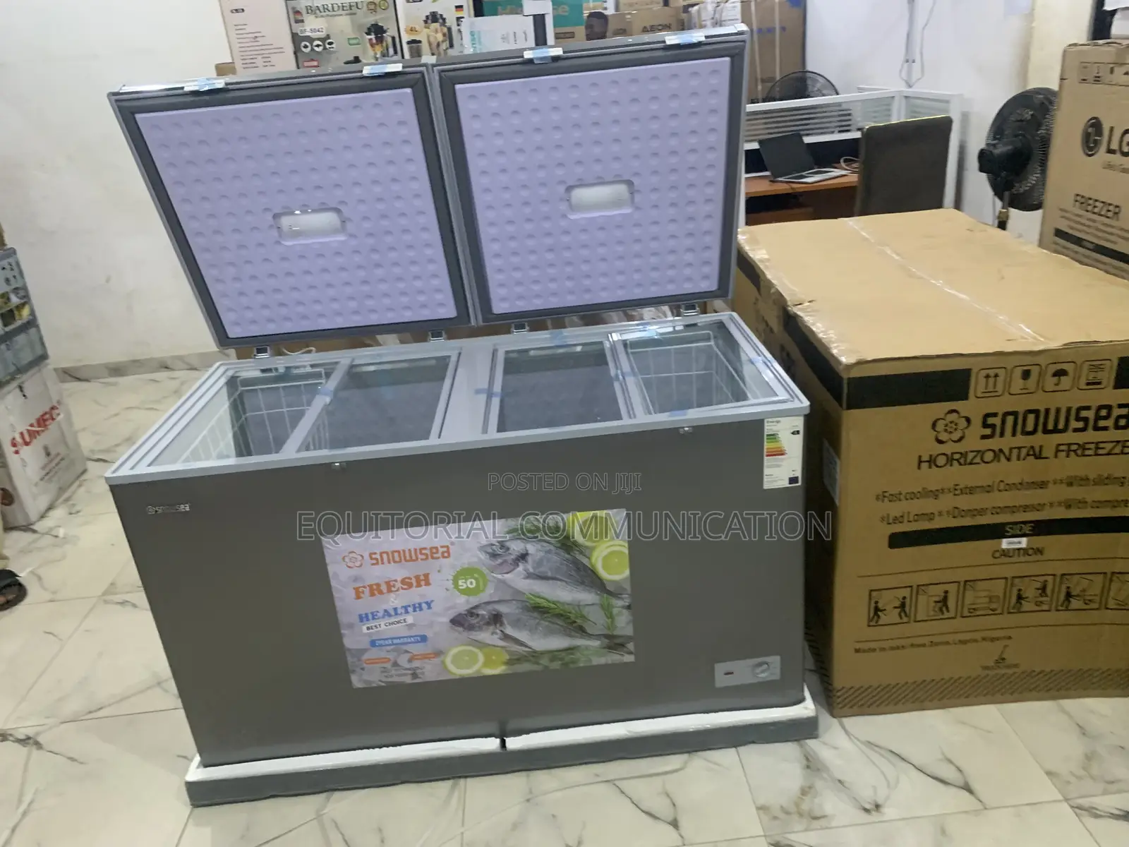 Snowsea 420l Chest Freezer With Lockable Lid