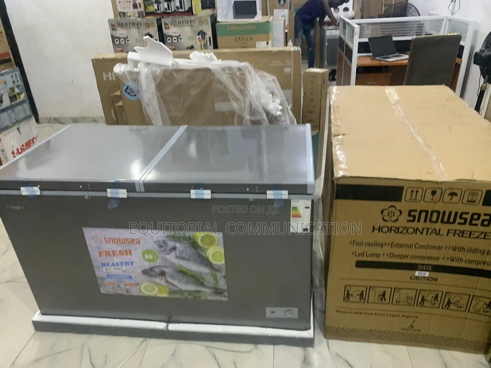 Snowsea 420l Chest Freezer With Lockable Lid