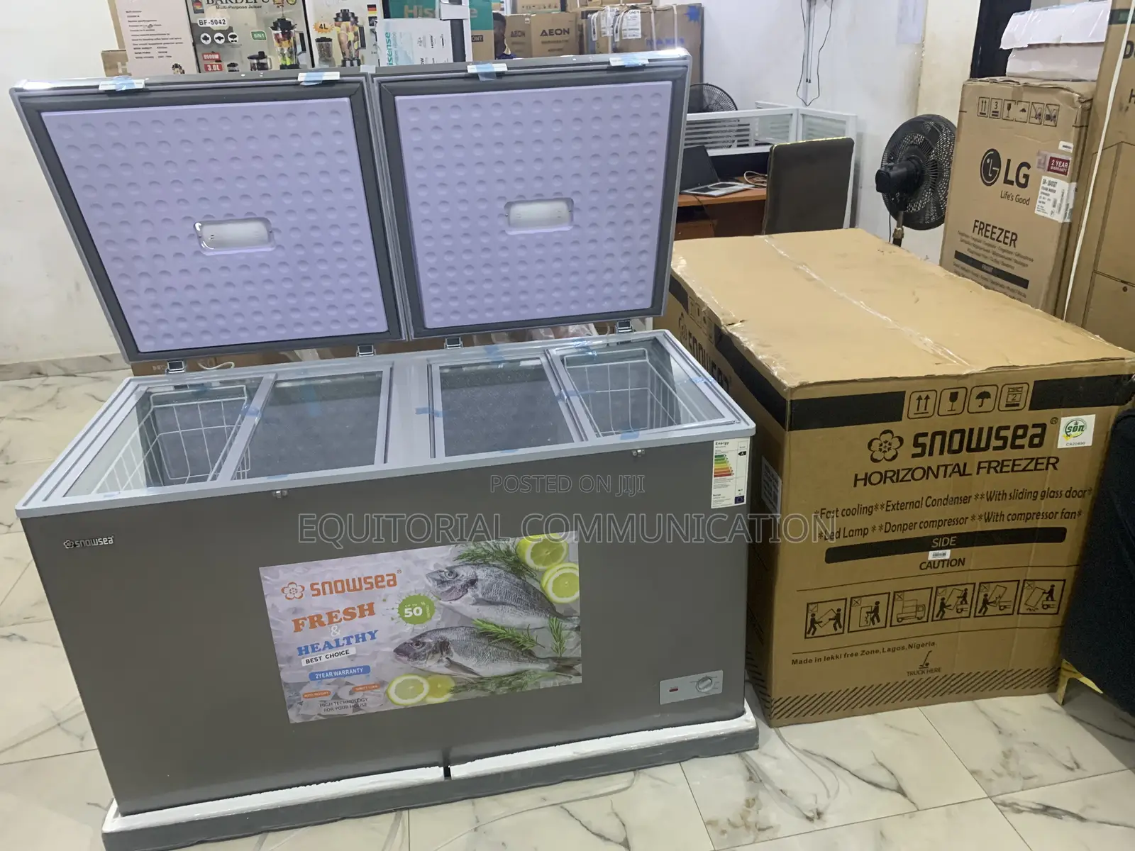 Snowsea Deep Chest Freezer 420l – Low Noise