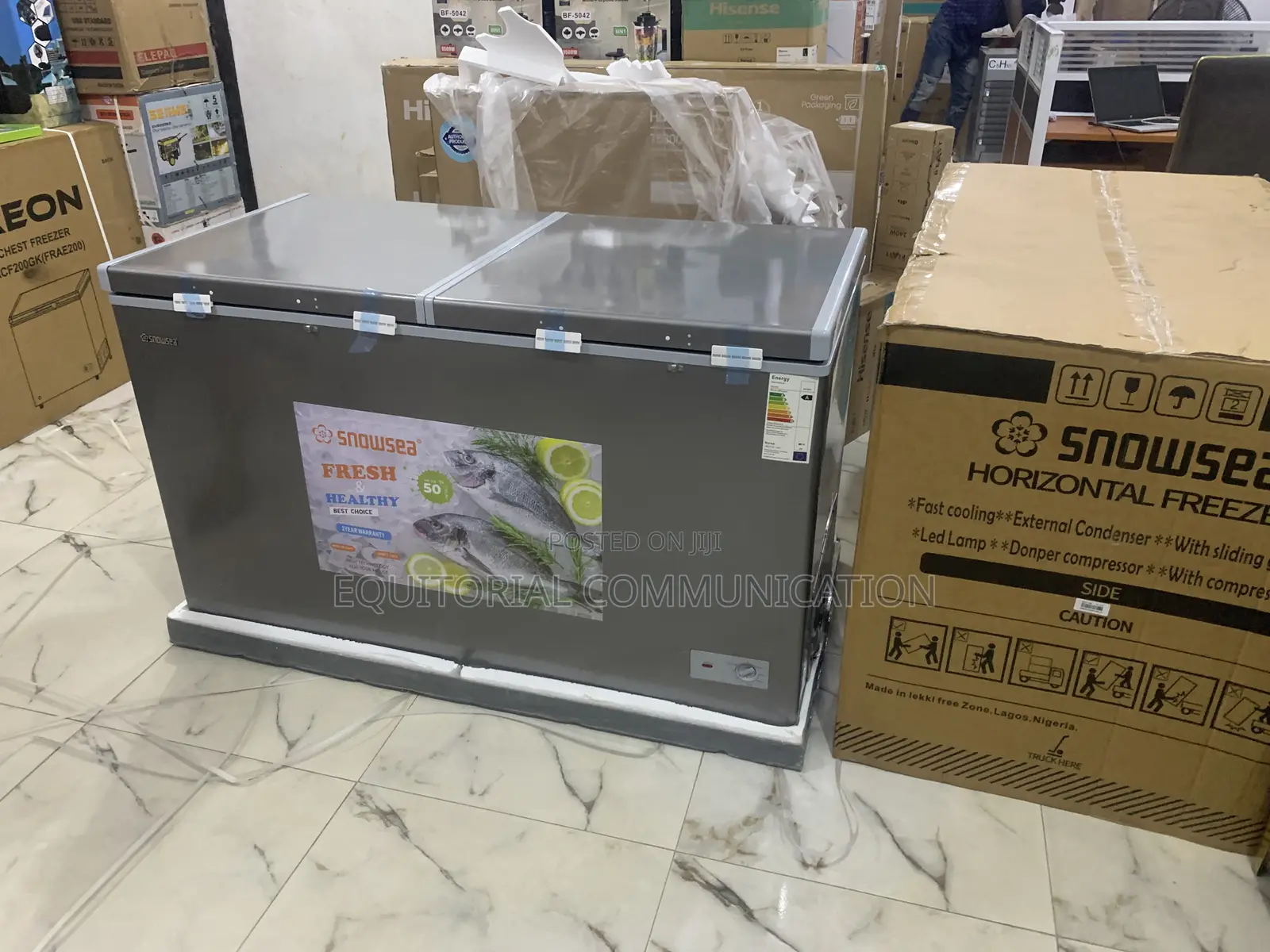 Snowsea Deep Chest Freezer 420l – Low Noise