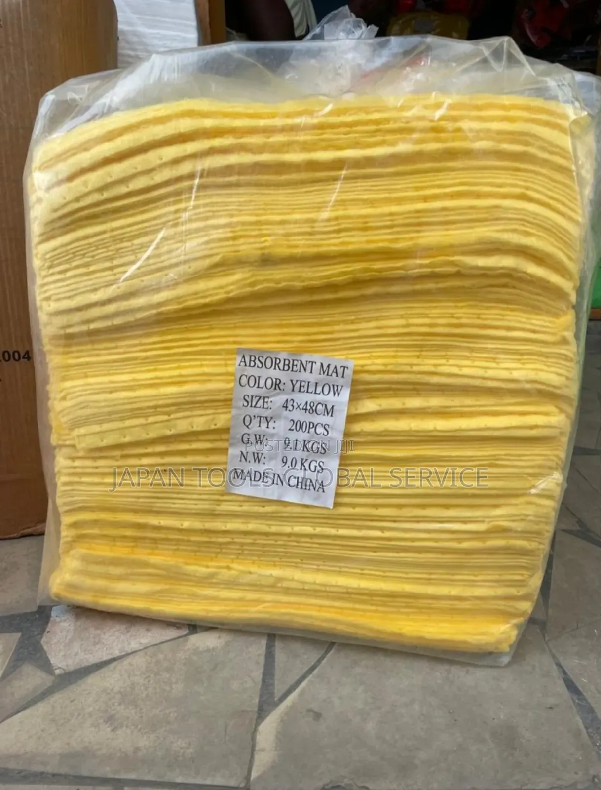 Absorbent Mat Color Yellow