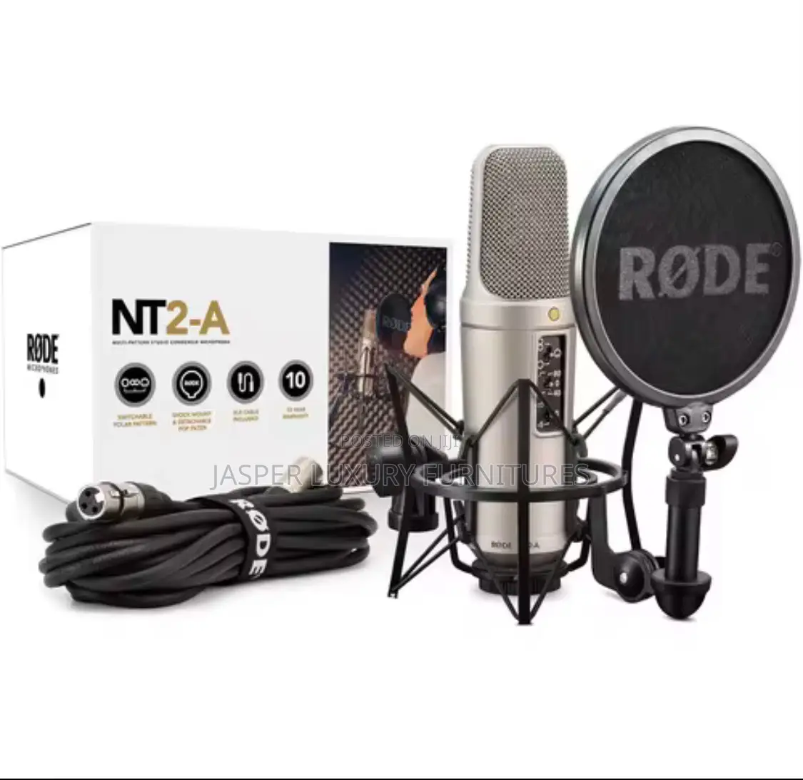 Quality Rode Nt2-a Large-Diaphragm Multipattern