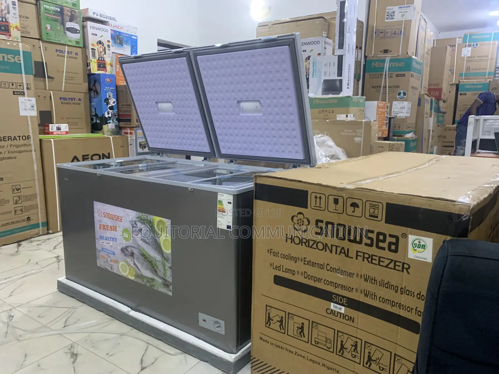 Frozen Fresh – Snowsea 420l Chest Freezer
