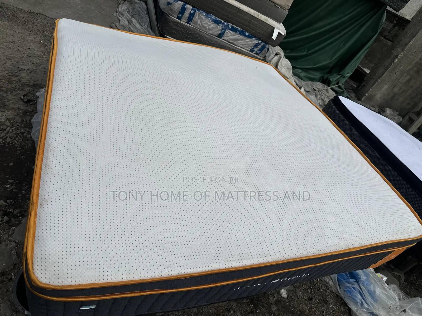 6x6 14 Inches Foreign Semi Orthopedic Hybrid Mattress