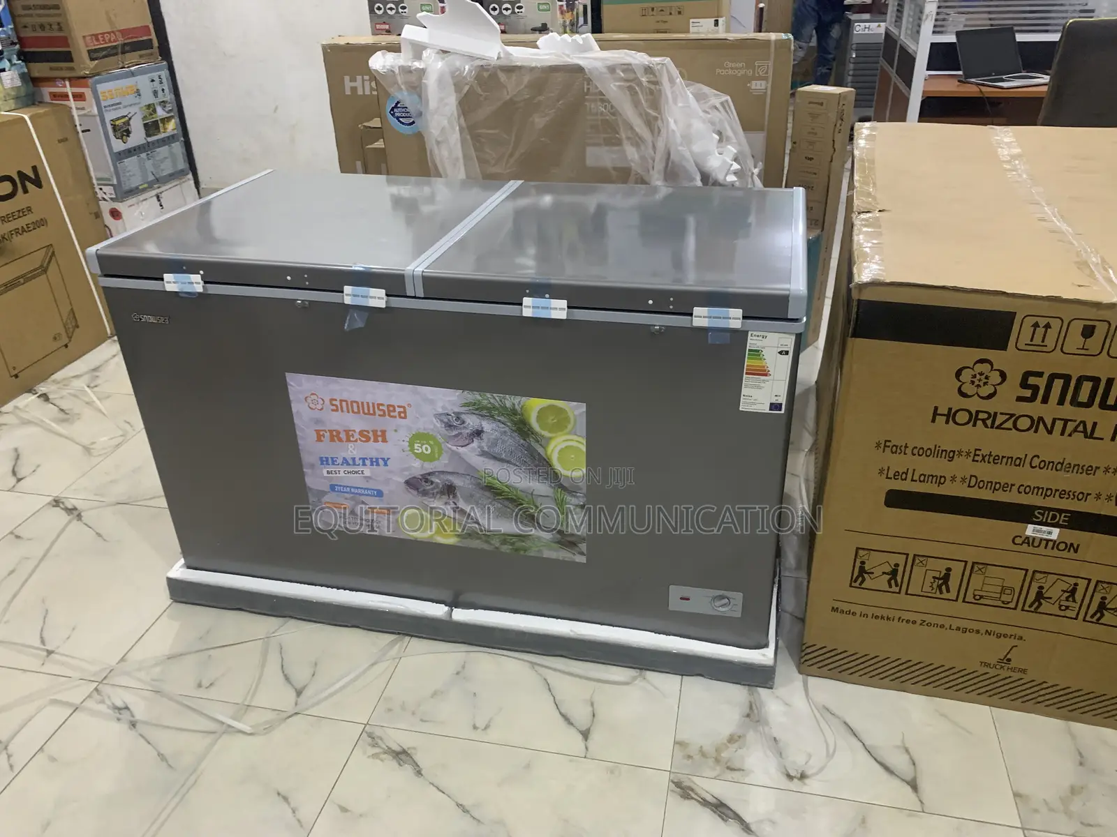 Save Energy With Snowsea 420l Deep Chest Freezer