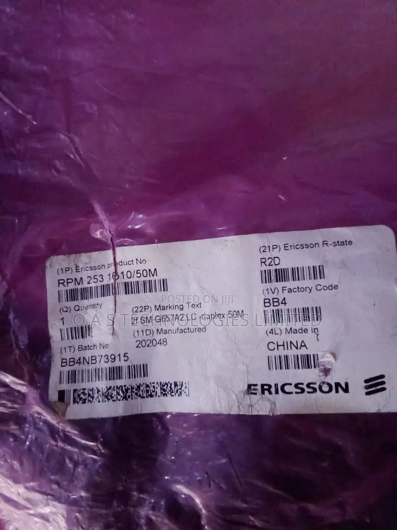 Fiber Optic Patch Cord – 50m Ericsson Lc-Lc Duplex