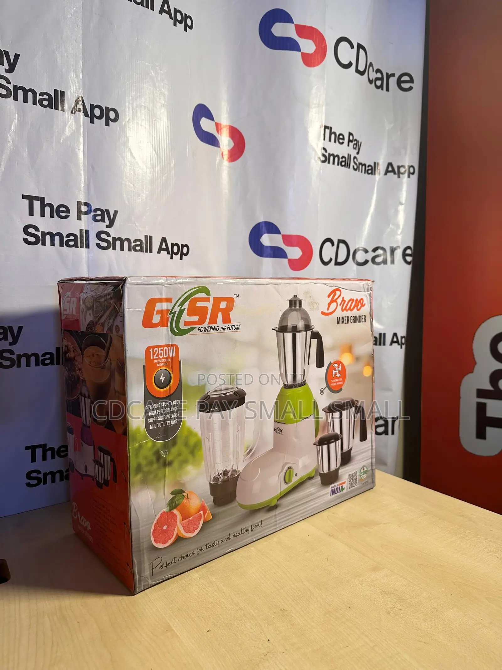 Pay Small Small Gsr Bravo Mixer Grinder On Cdcare.App