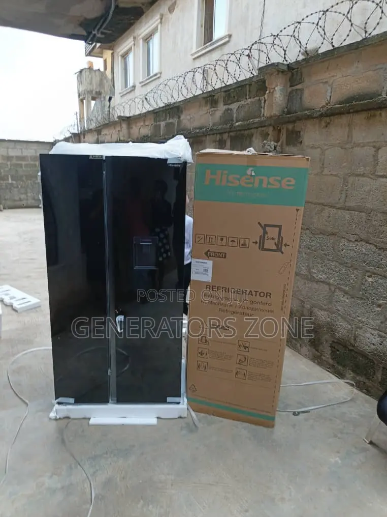 Big Capacity. Bold Look. Hisense 529l Side-by-Side
