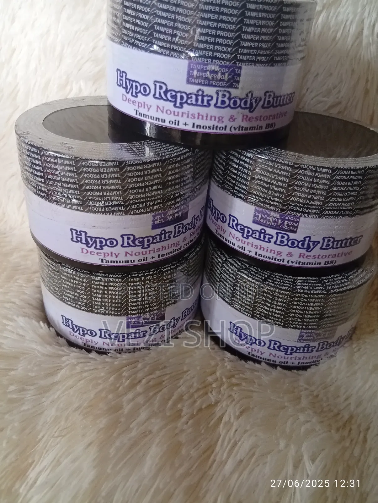 Organic Hypo Repair Body Butter: Restorative Nourishing