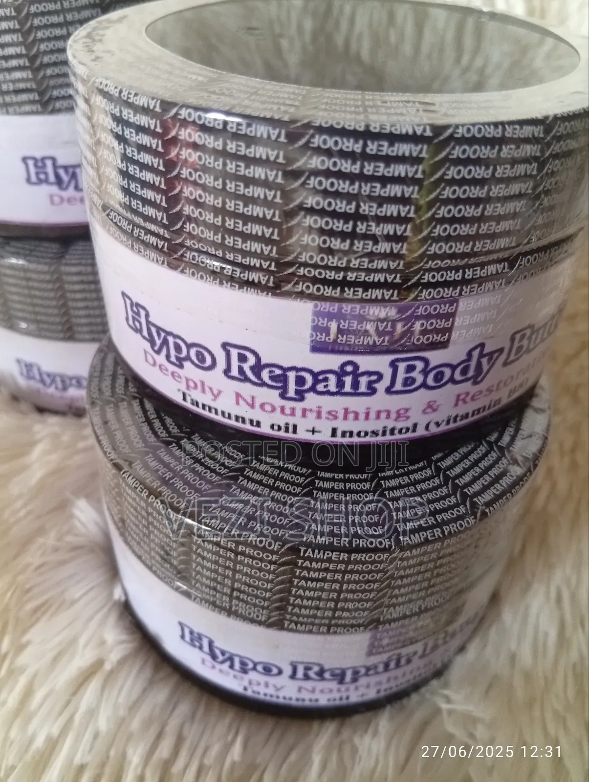 Organic Hypo Repair Body Butter: Restorative Nourishing