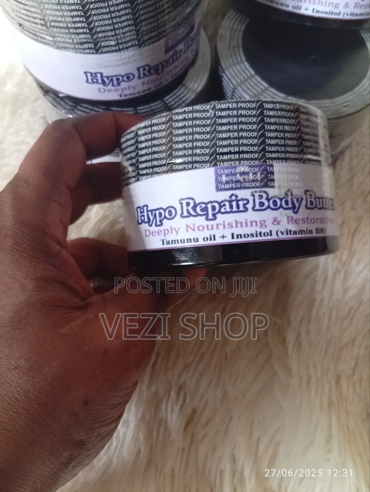 Organic Hypo Repair Body Butter: Restorative Nourishing
