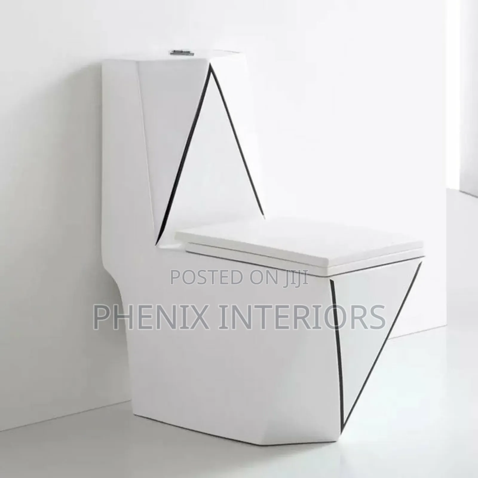 Black Modern Big Set Toilet Water Closet