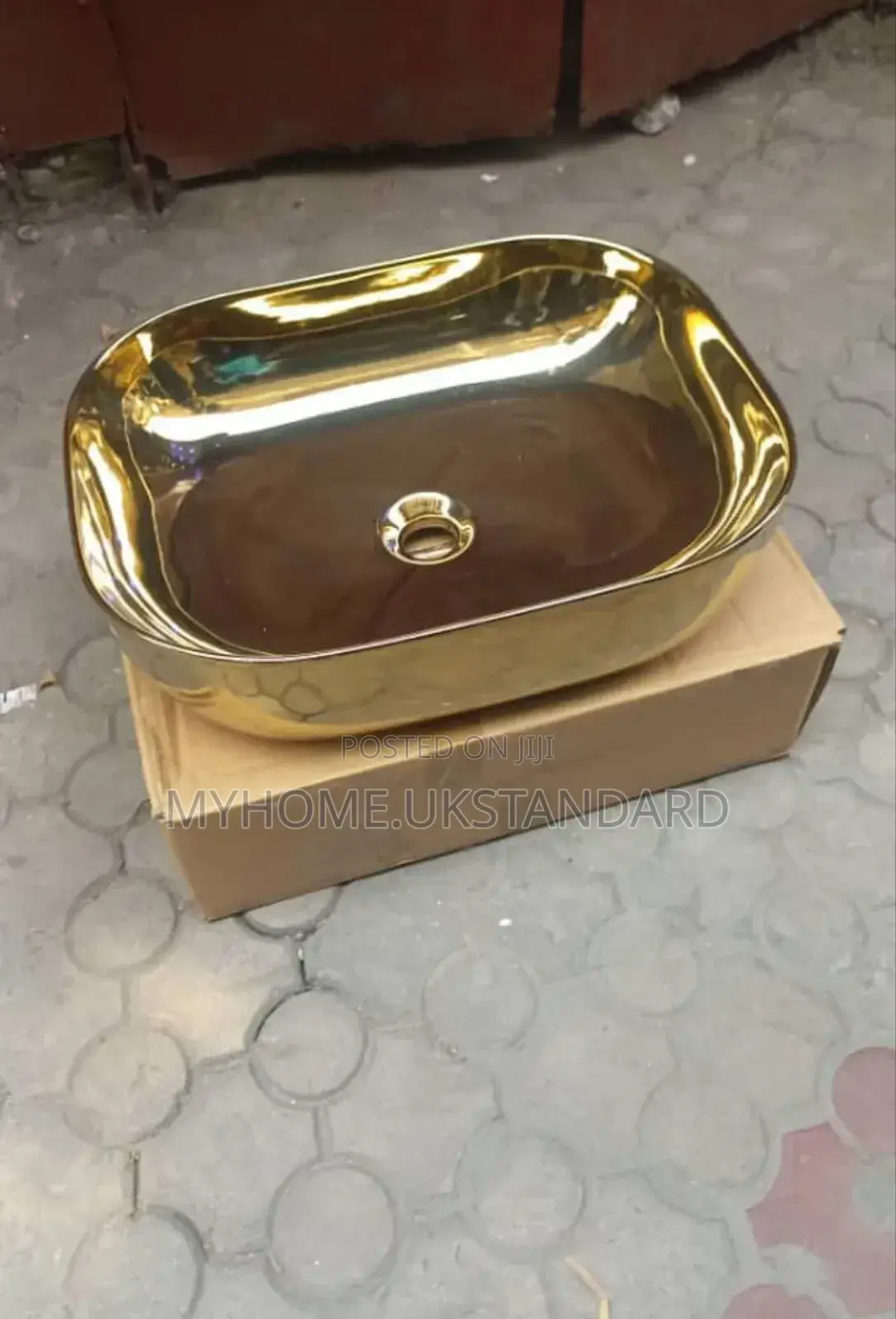 Golden Table Top Wash Hand Basin