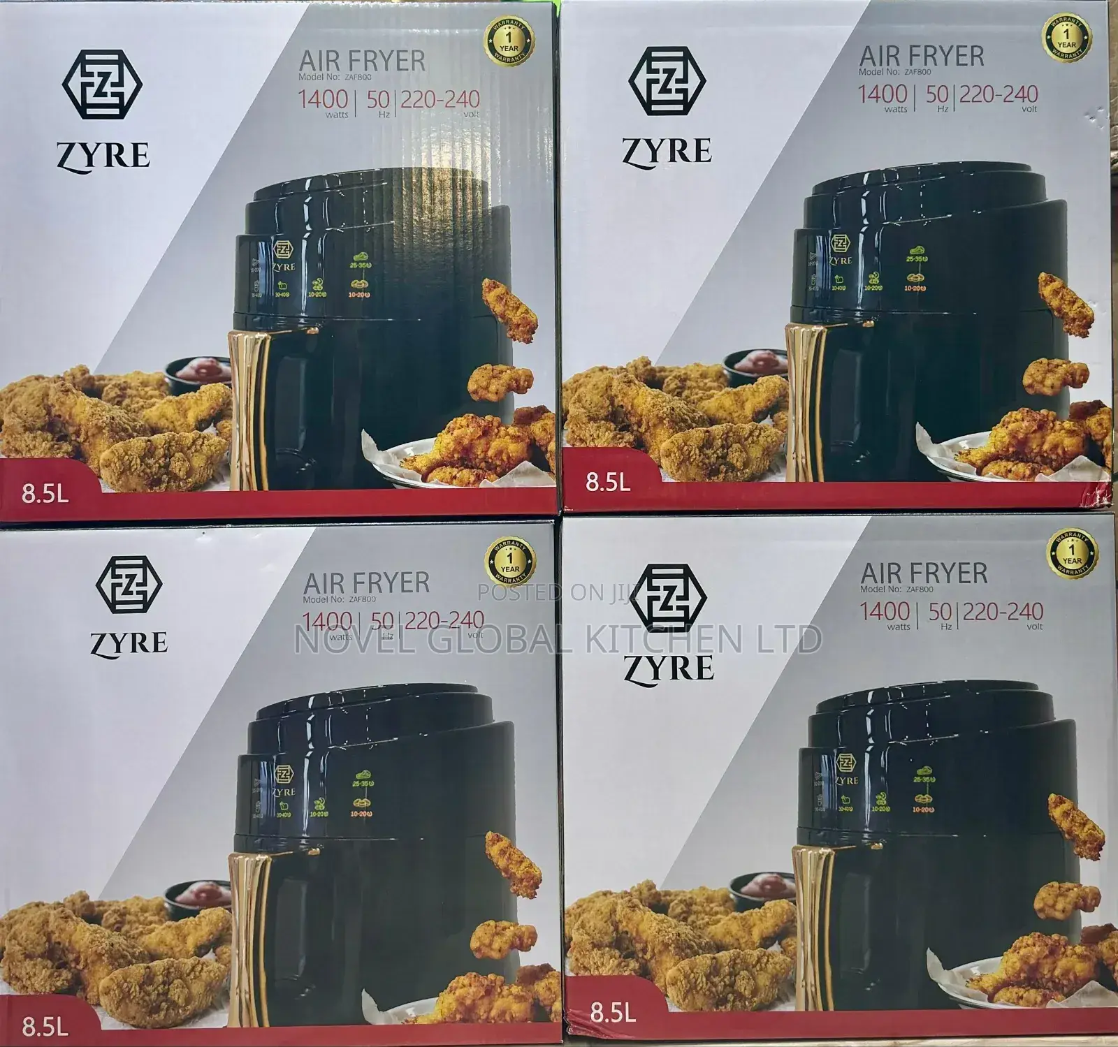 8.5l Zyre Airfryer