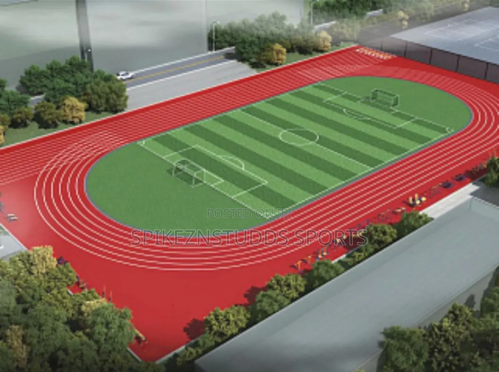 Athletic Tartan Track Construction