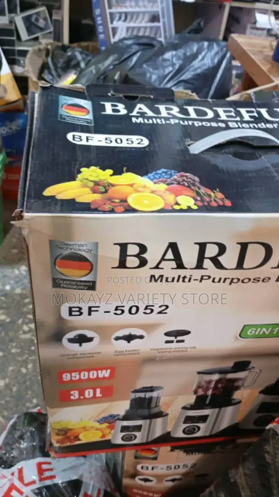 Bardefu Advanced Tech 6in1 Multifunctional 9500w Speedy