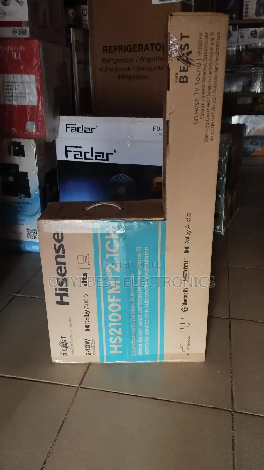 Hisense 240w 2.1ch Bluetooth Audio Soundbar, - Hs 2100