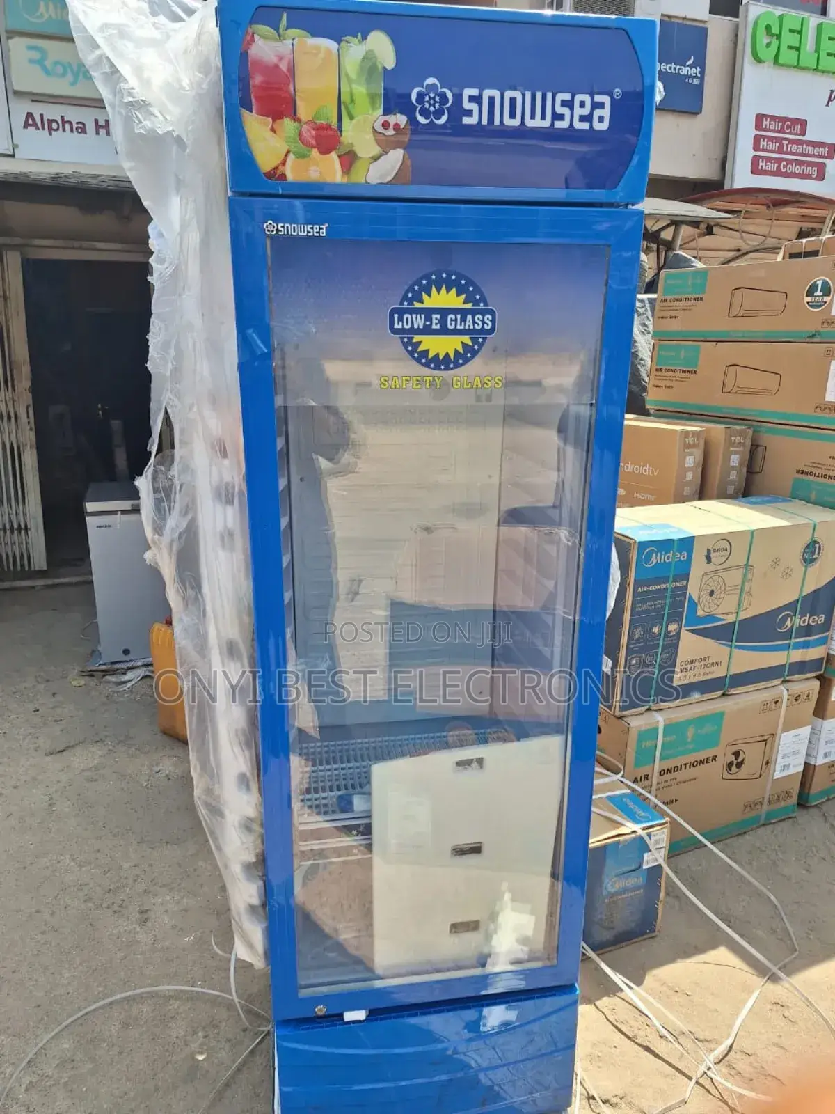 Snowsea Upright Fast Freezing Showcase/Chiller Refrigerator | Lc 400