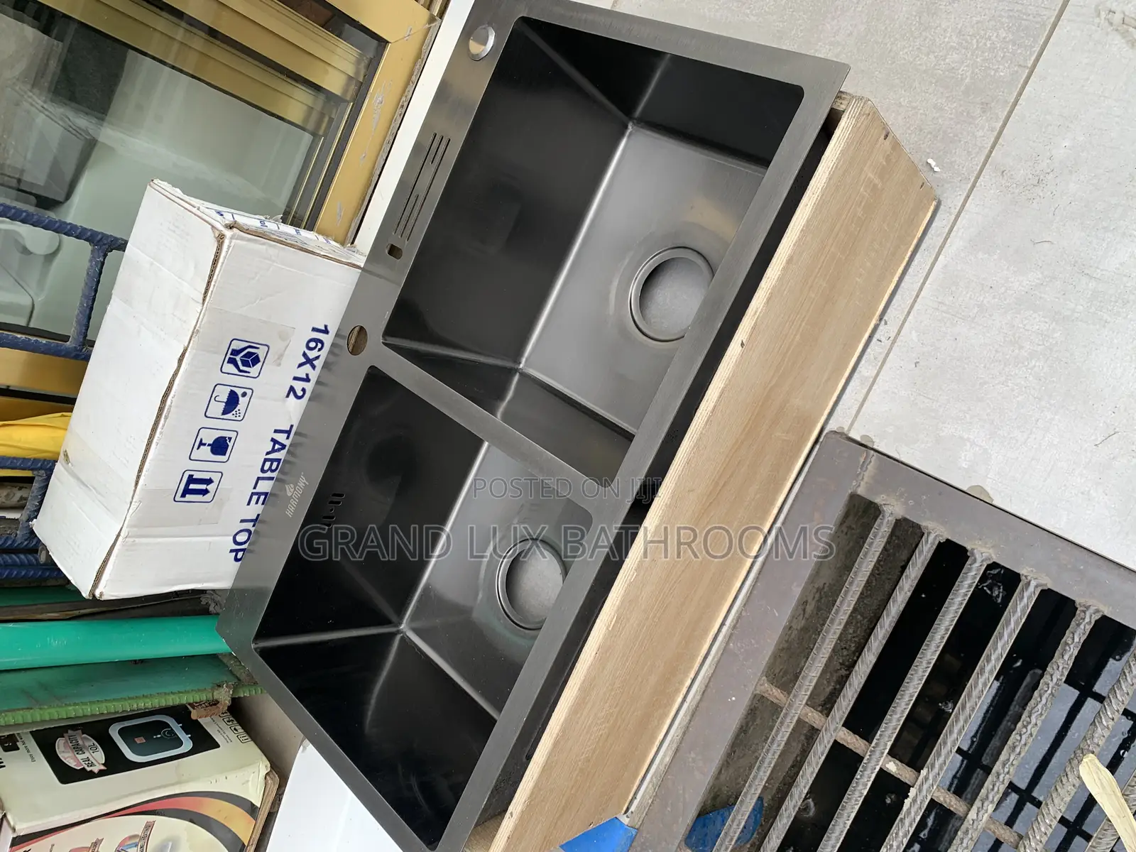Double Hand Made Stainless Steel Kitchen Sink