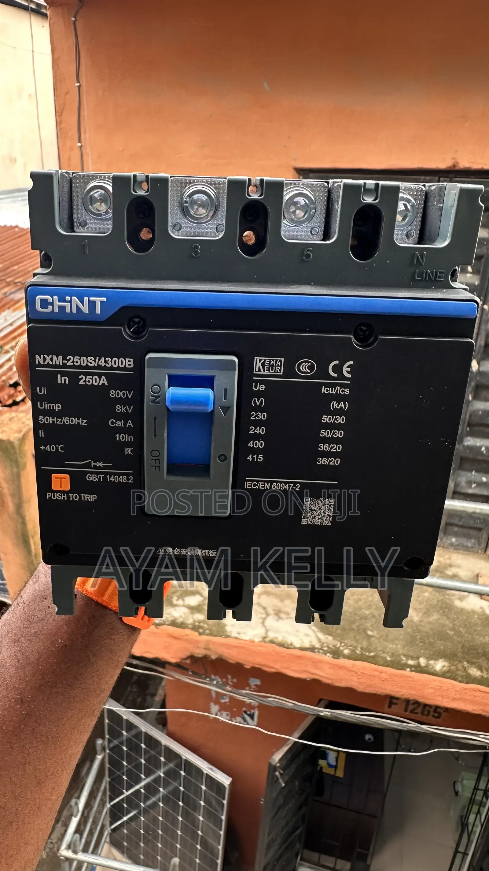 Chint 250amps 4pole