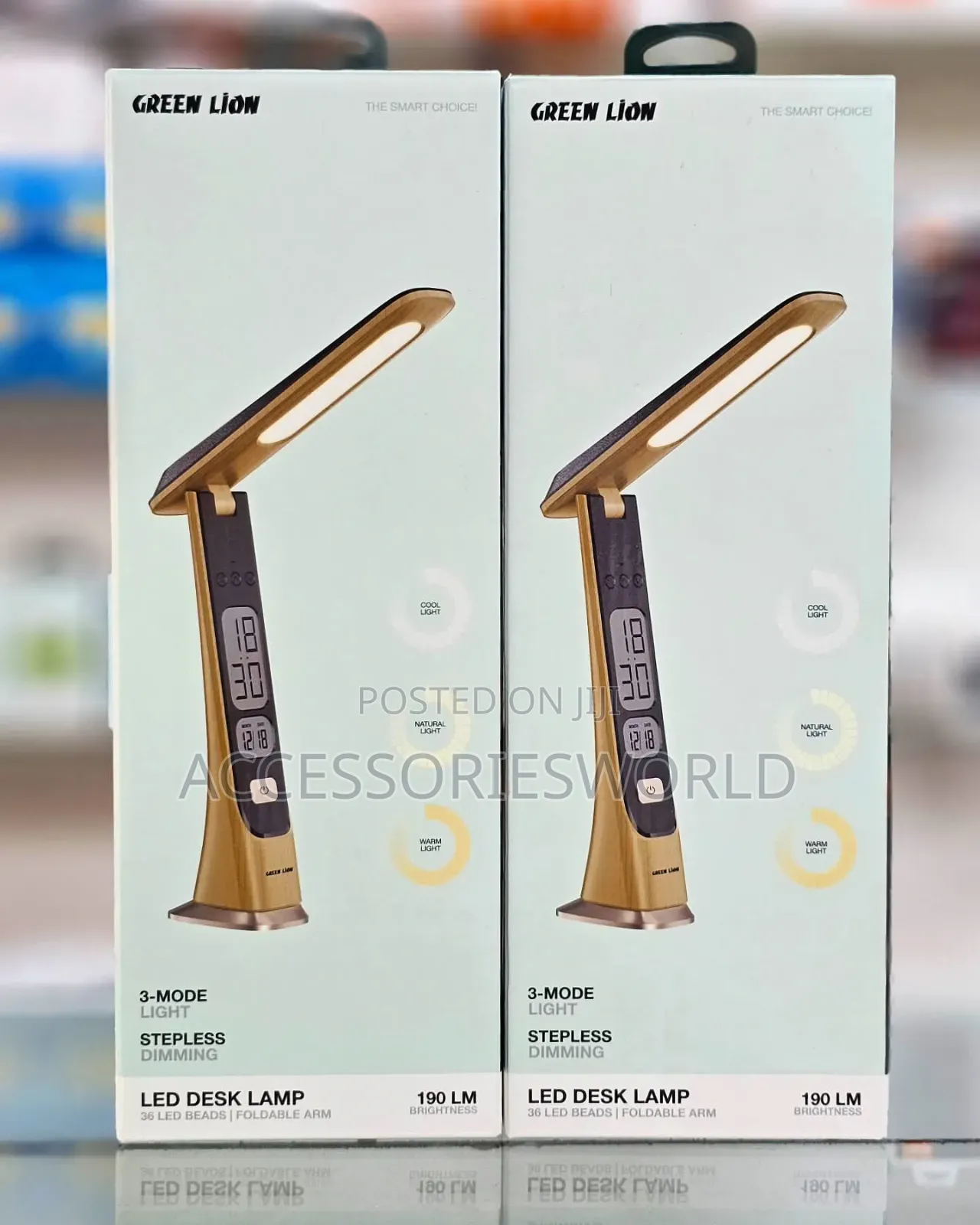 Green Lion Led Desk Lamp With Abs Material | 1800mah Battery
