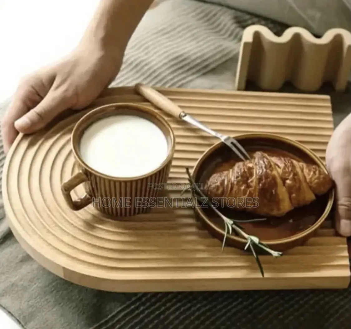 Decorative Natural Wood Food Serving Trays