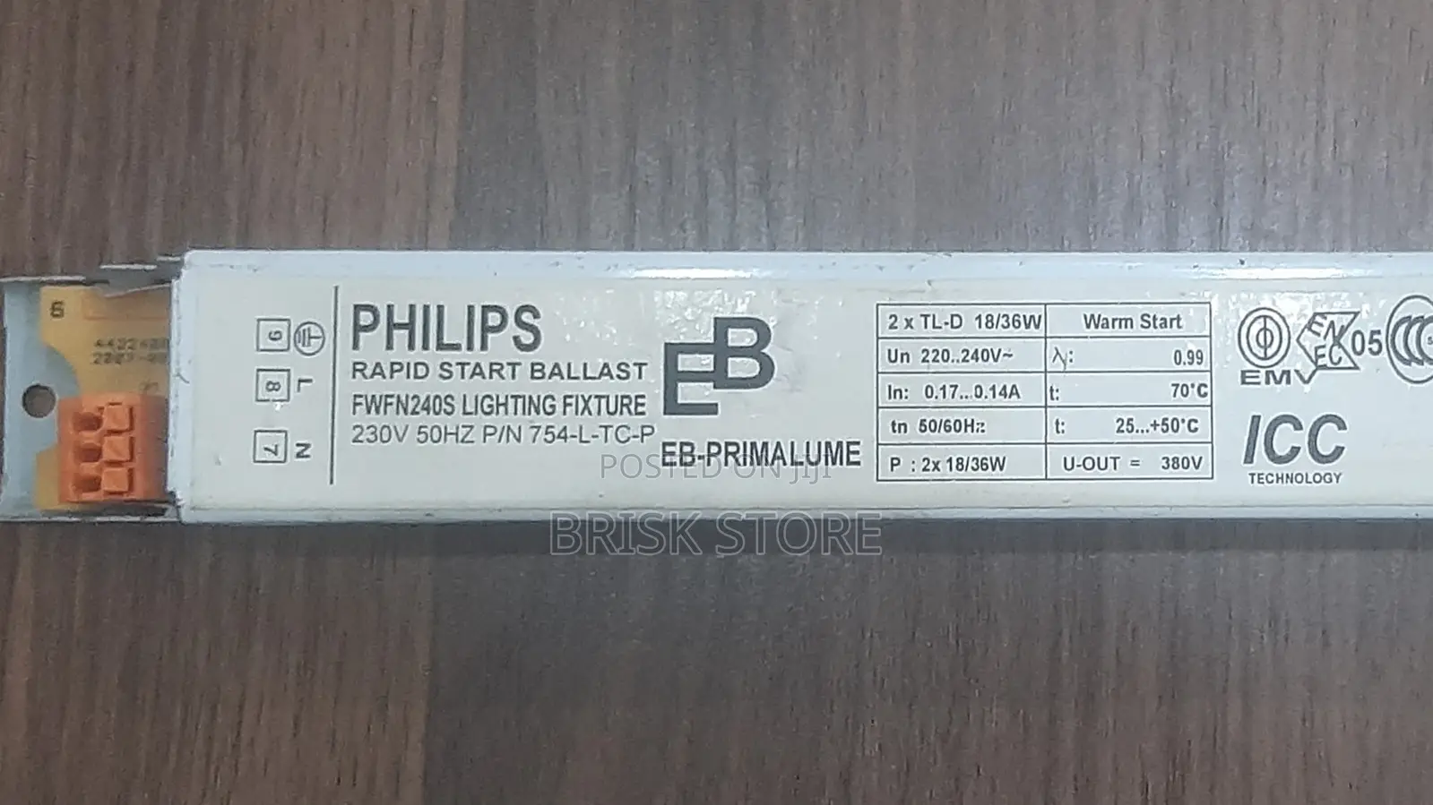 Philips Fwfn240s Rapid Start Ballast (Eb-Primalume Series)