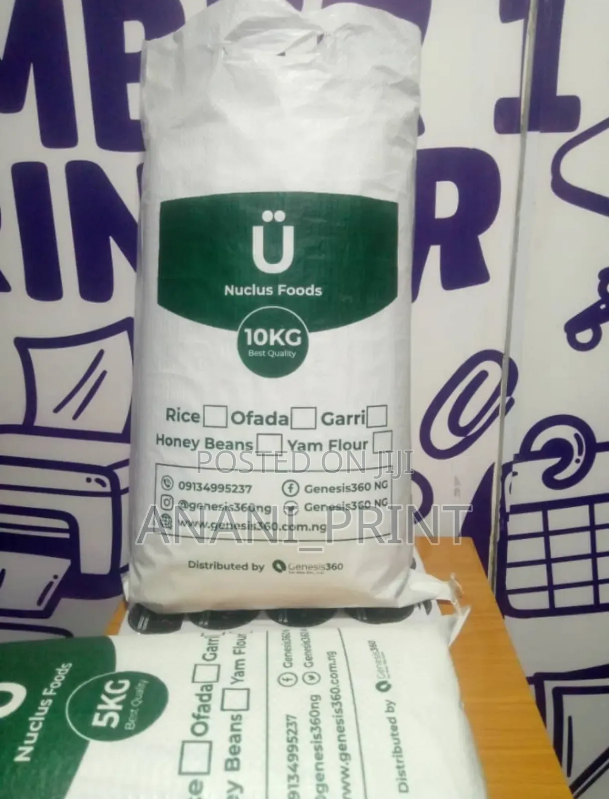 Pp Woven Sack Bags Printing