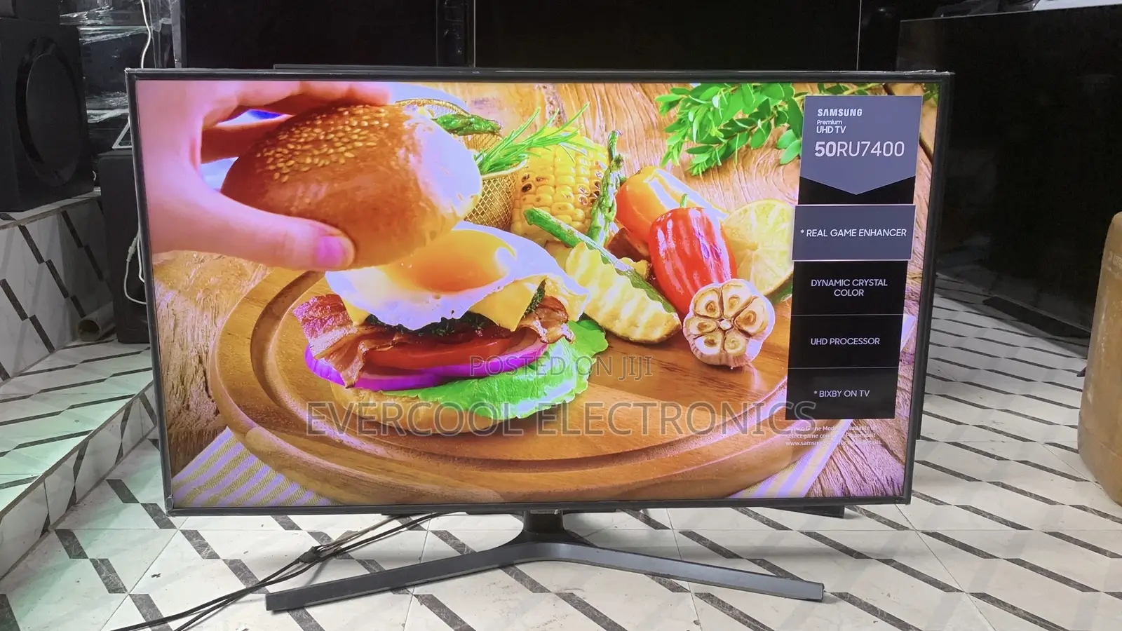 Crisp 50” Samsung Uhd Smart Tv With Netflix HDR