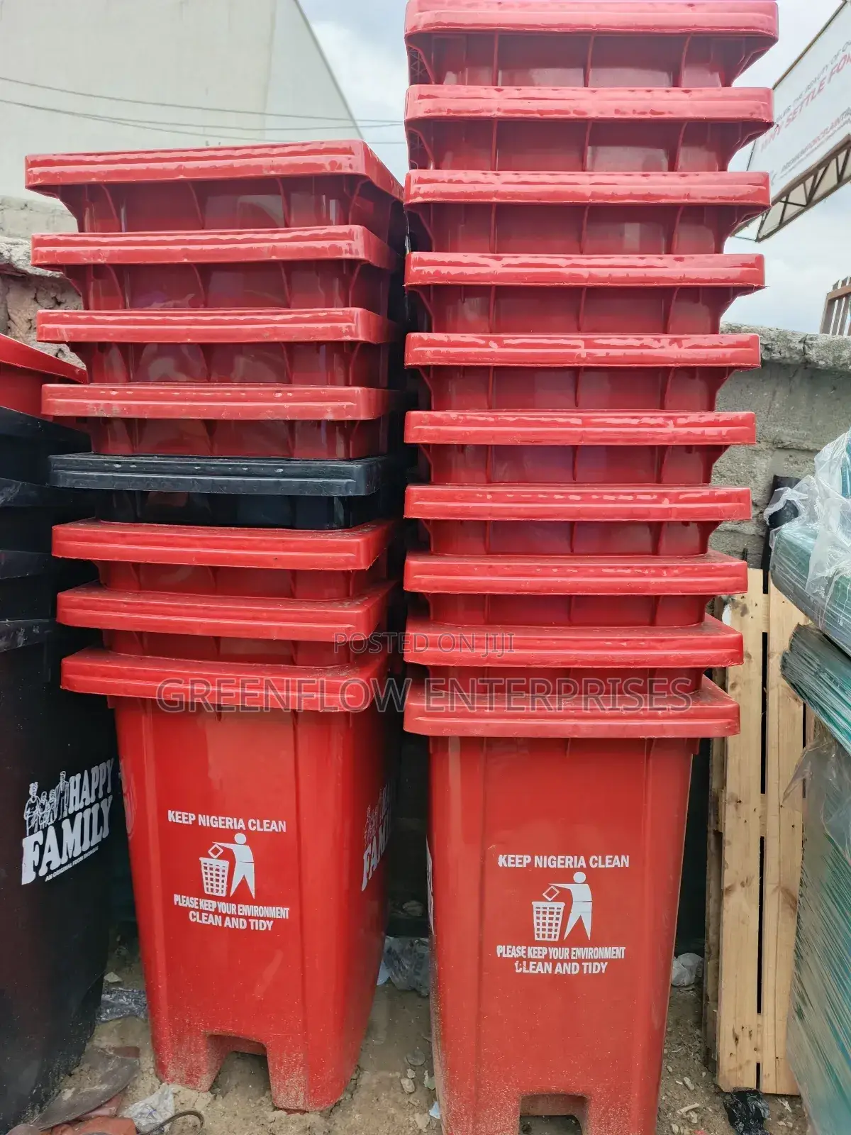 Waste Bins (240 Litres - Happy Family)