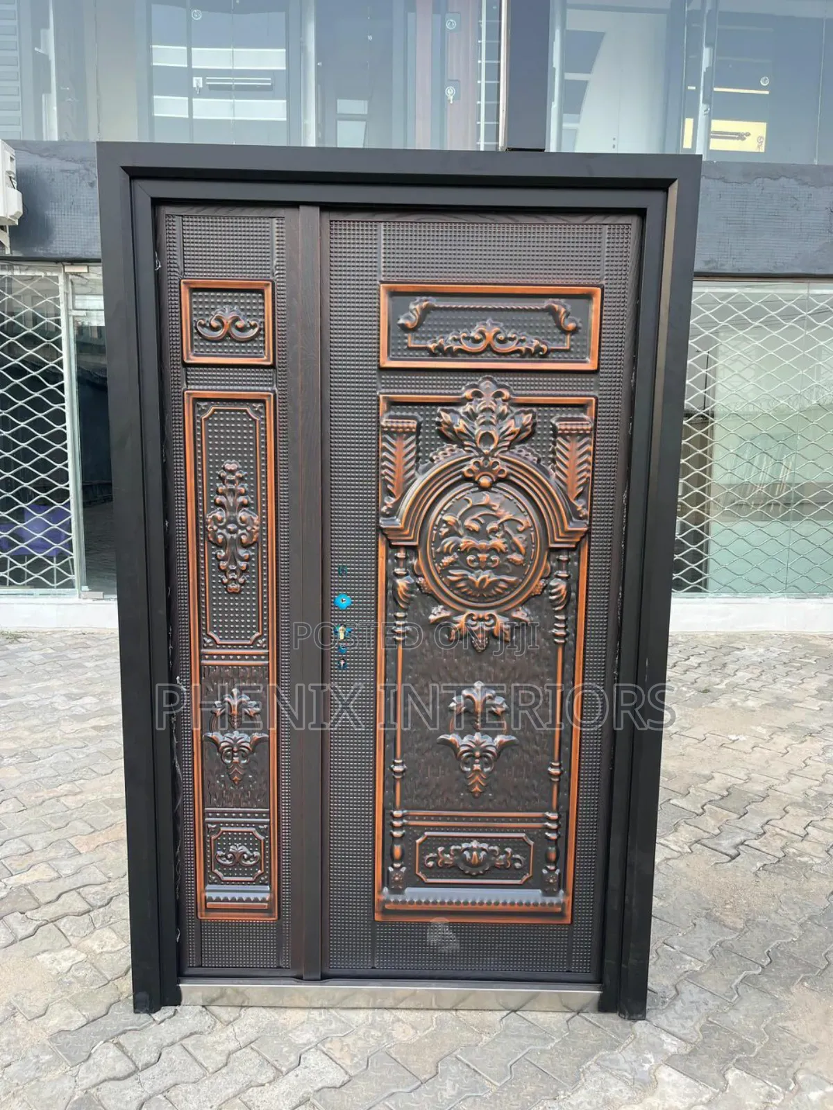 4ft × 7ft Full Steel Cast Security Entrance Door