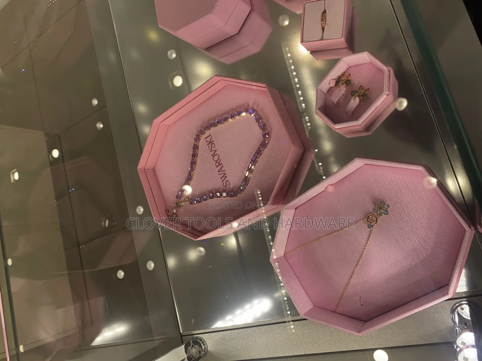 Diamond Necklace Cubic Zirconia Tennis Link