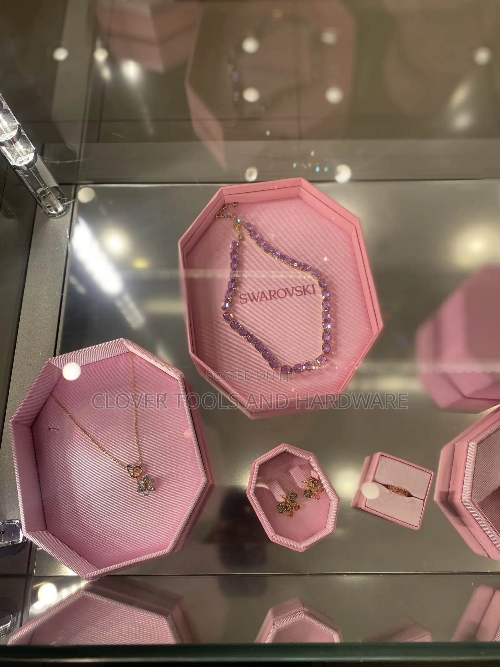 Diamond Necklace Cubic Zirconia Tennis Link