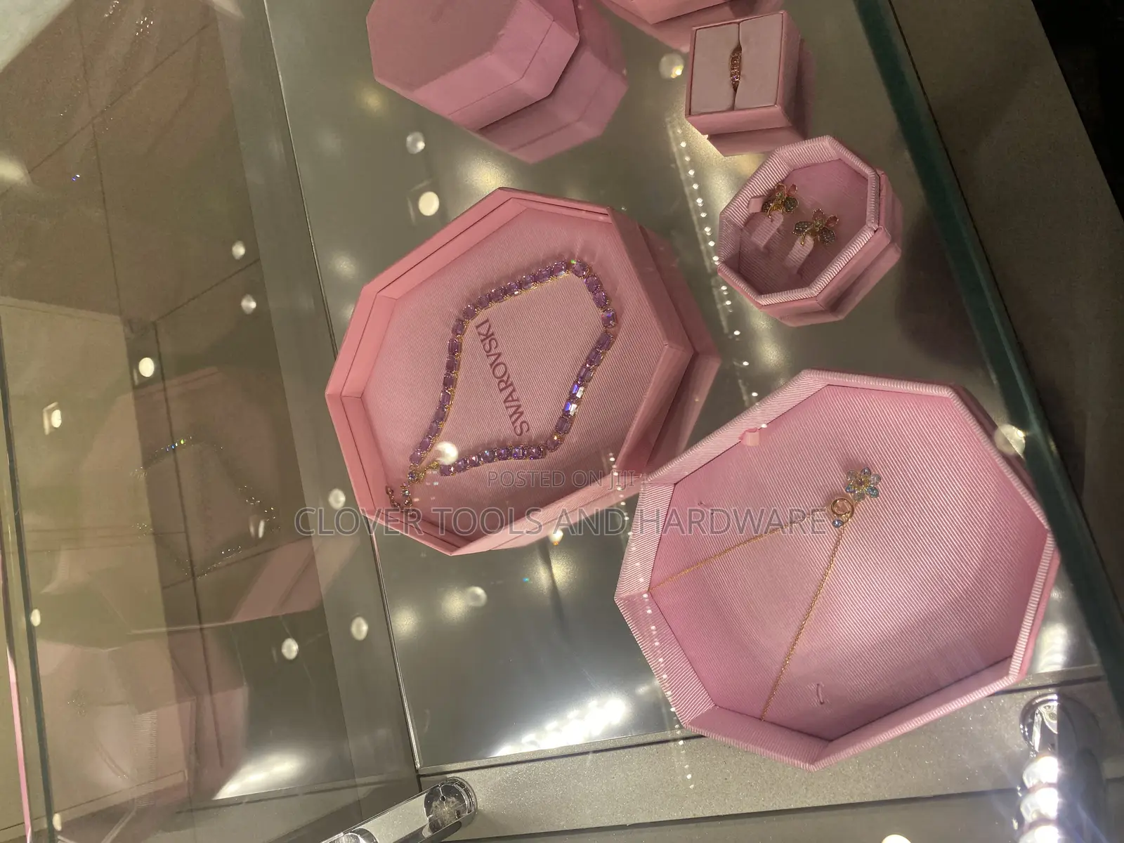 Diamond Necklace Cubic Zirconia Tennis Link