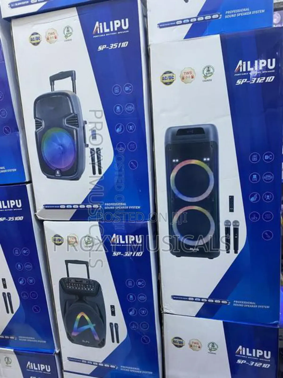 Ailipu Sp-3511d 12 Inches Rechargeable Pa System