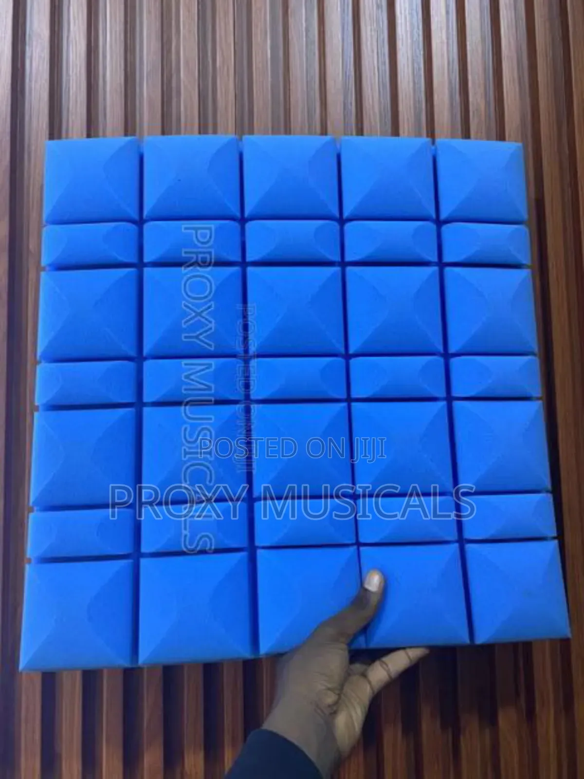 Wall Panels 50x50x5cm Blue Color Acoustic Foam